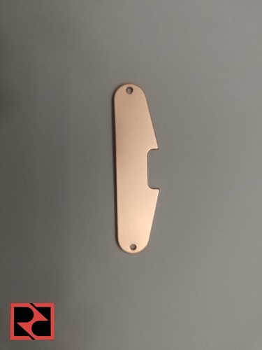 Stratocaster steel back plate - steel,
